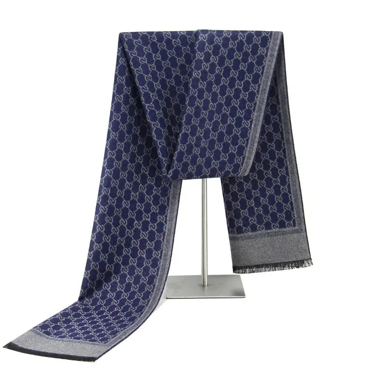 Luxury Cashmere Feel Winter Scarf - product detail 4