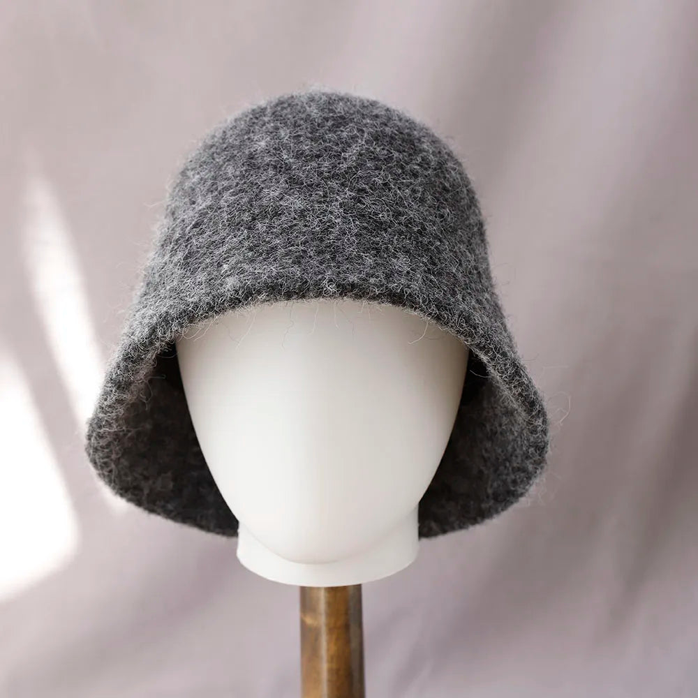 Women's Winter Wool Bucket Hat - product detail 4