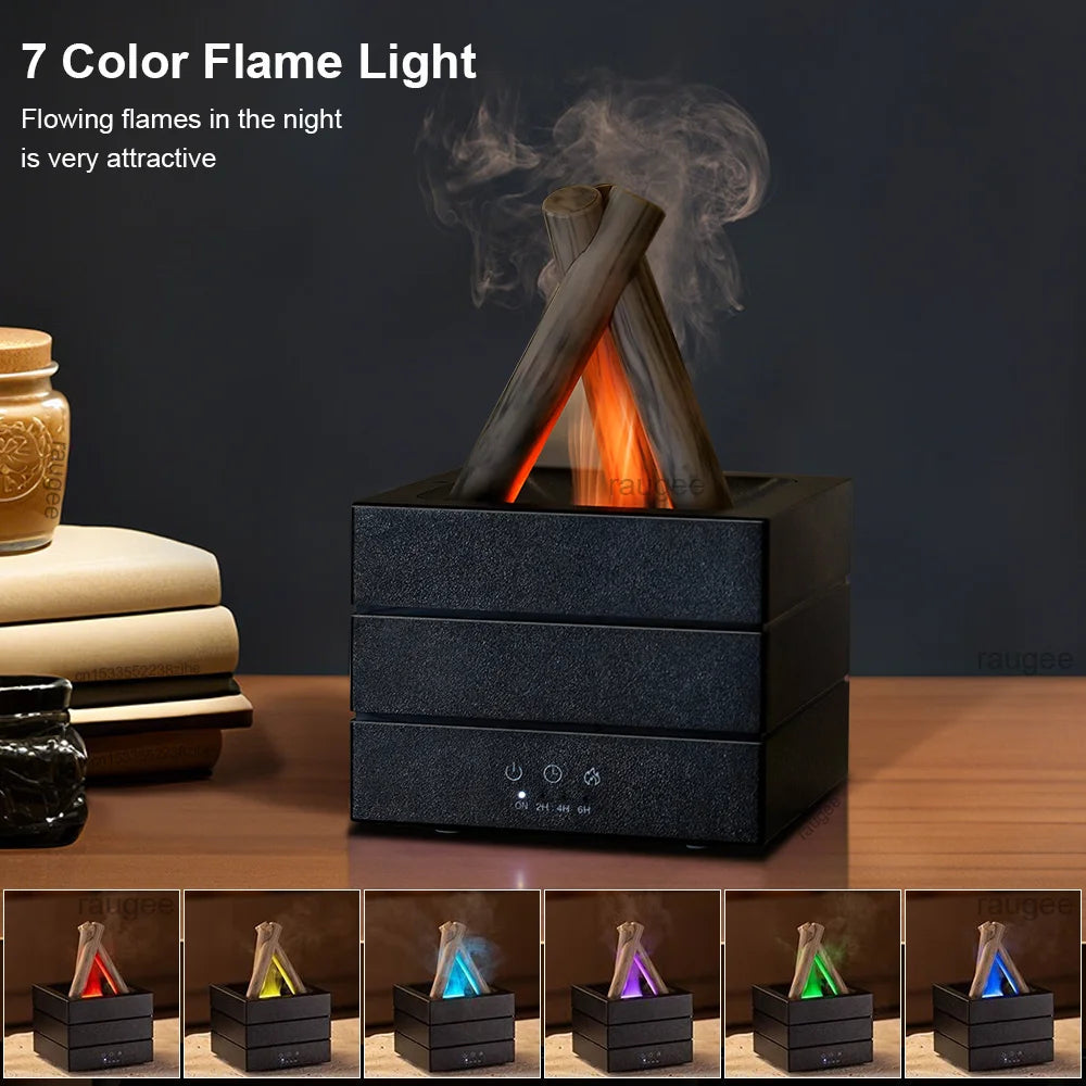 Realistic Flame Aroma Diffuser and Humidifier - product detail 2