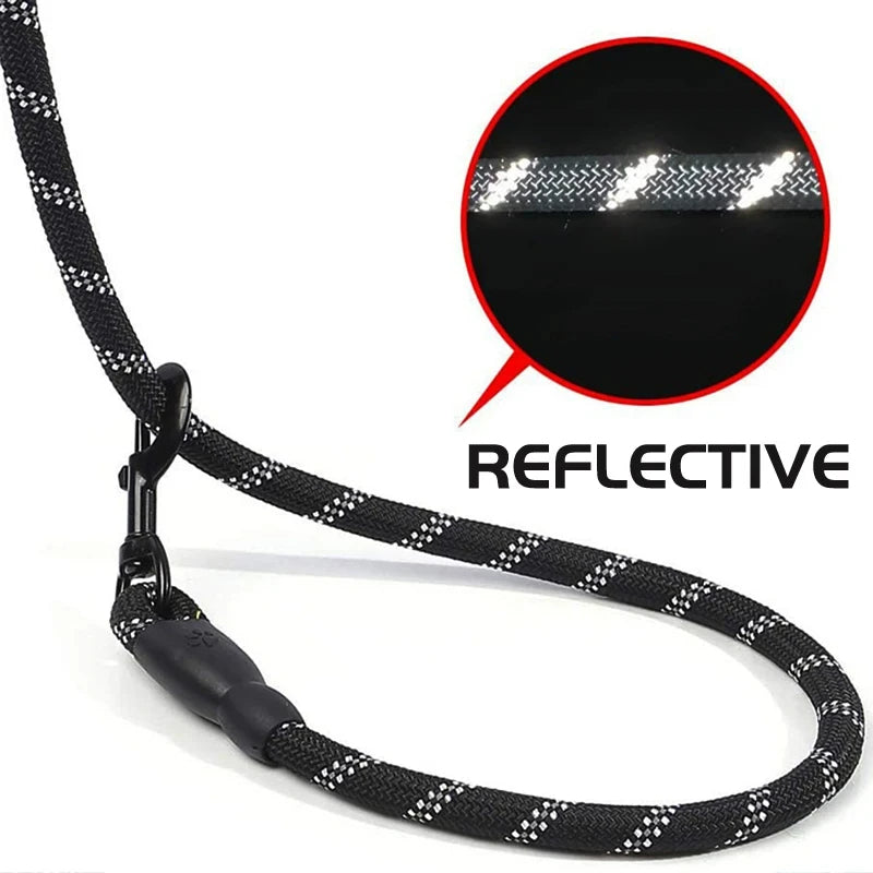 Reflective Dog Leash with Padded Handle - product detail 3