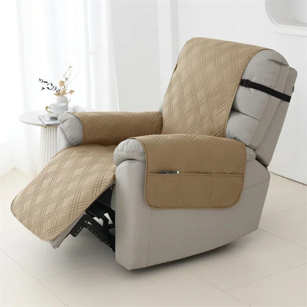 NOMOVA Waterproof Quilted Recliner Arm Chair Slip Cover