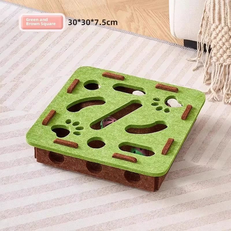 Felt Interactive Cat Puzzle Toy Box - product detail 5