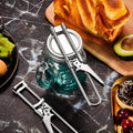 NOMOVA Adjustable Stainless Steel Multi Function Jar Opener