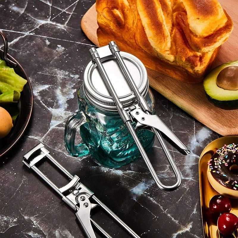 NOMOVA Adjustable Stainless Steel Multi Function Jar Opener
