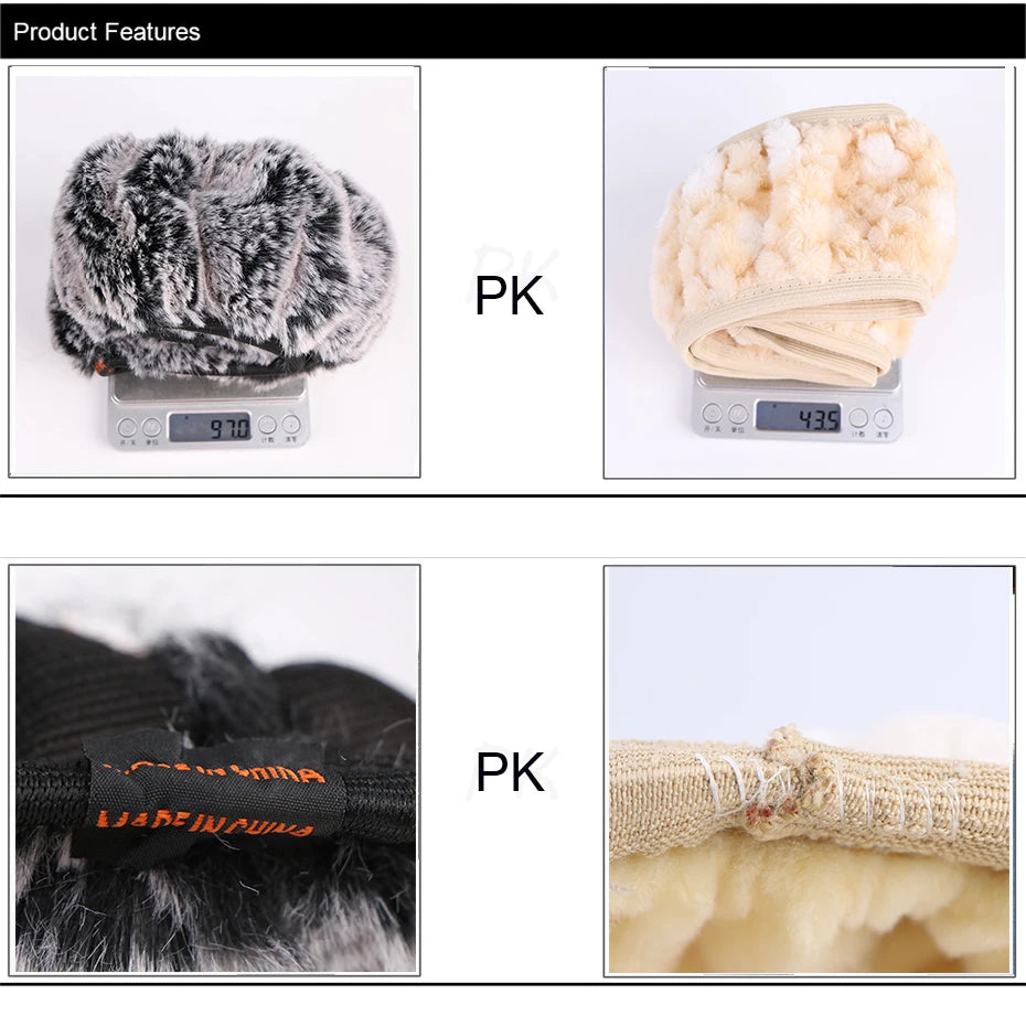 Plush Winter Car Steering Wheel Cover - product detail 3