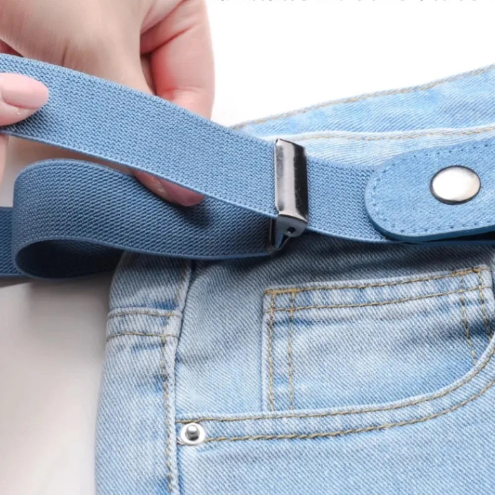 Adjustable Elastic Invisible No Buckle Belt - product detail 3