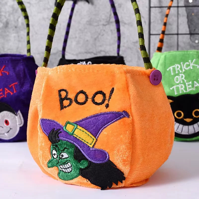 Pumpkin Halloween Treat Bag for Kids - product detail 3