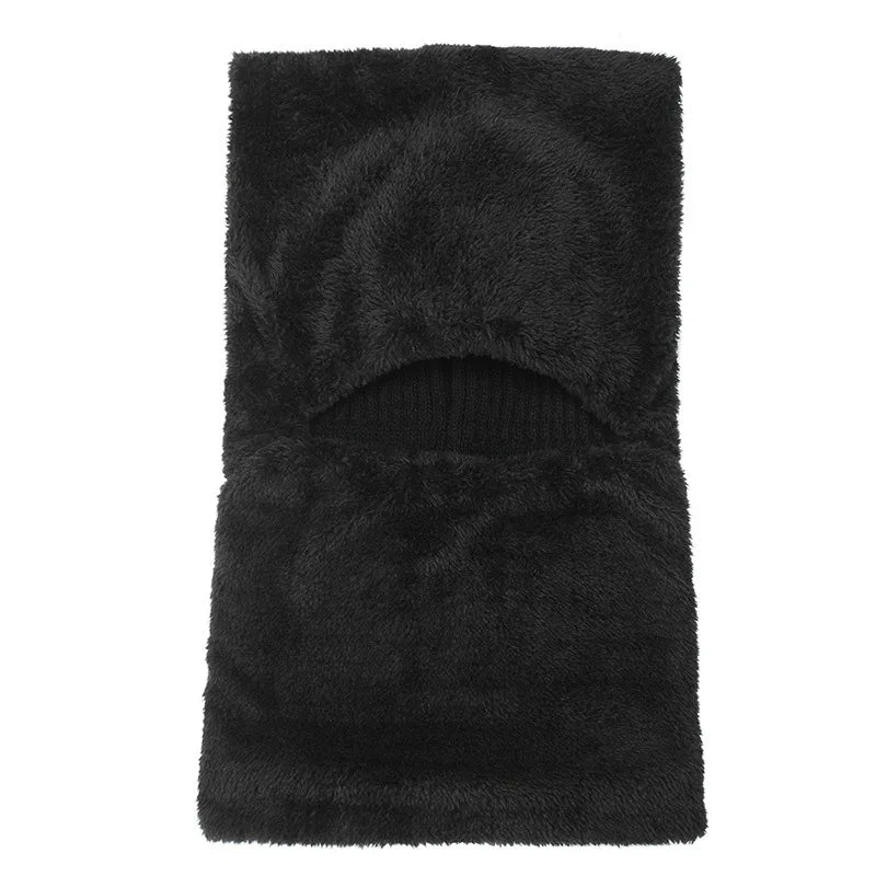Knit Beanie Balaclava with Visor - product detail 6