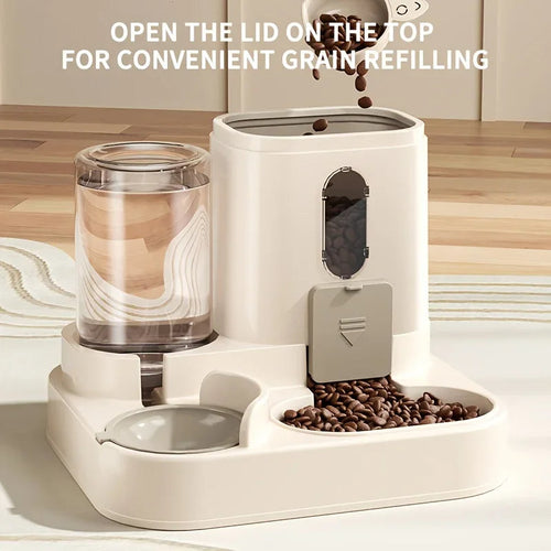 2 in 1 Dog and Cat Feeder with Water Dispenser - product detail 2