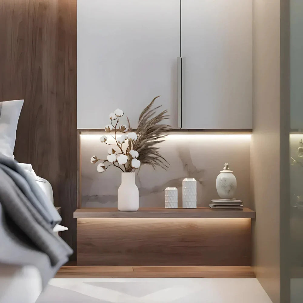 Tira de luz LED flexible, impermeable y controlada por sensor