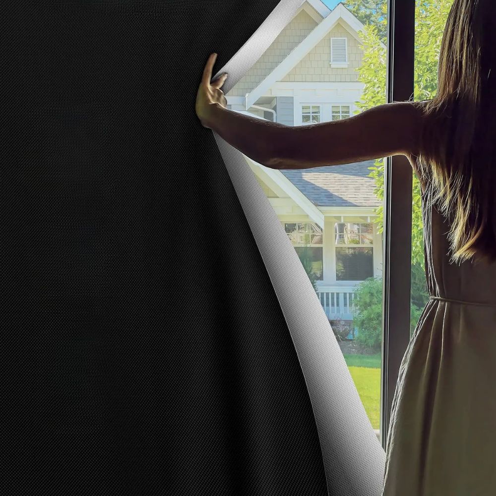 Adhesive Blackout Sun Blocking Window Cover Shade - product detail 3