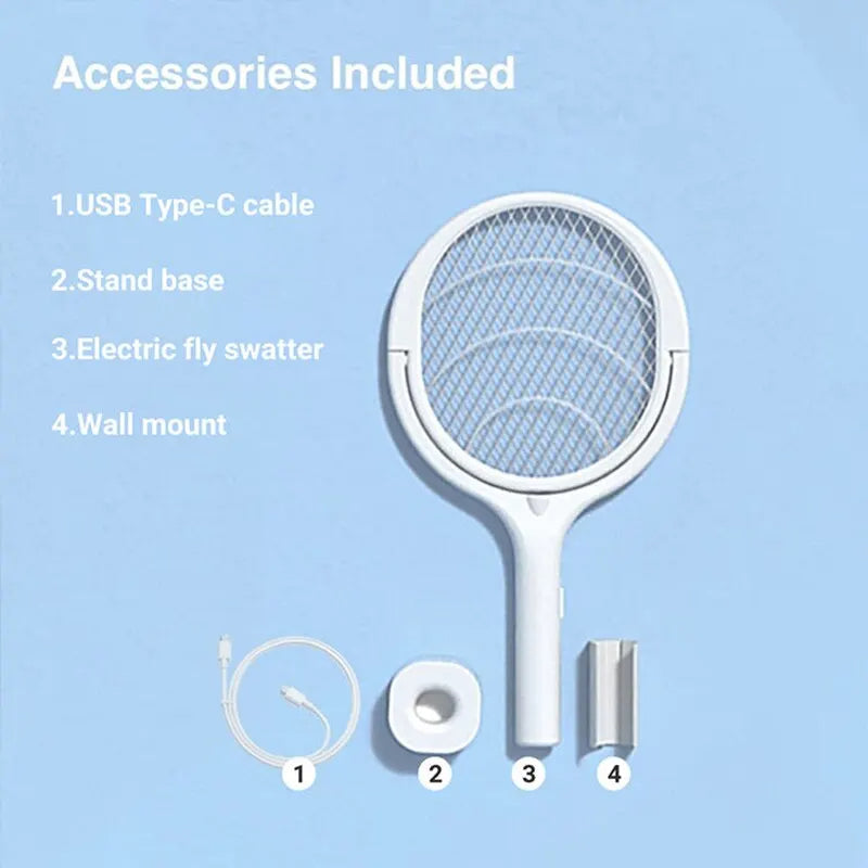 5 in 1 Fast Charging Bug Zapper Racket - product detail 2