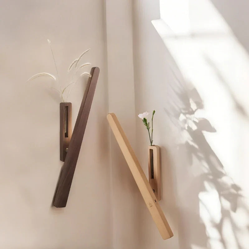 Apliques de pared con jarrón incorporado y brillo ajustable
