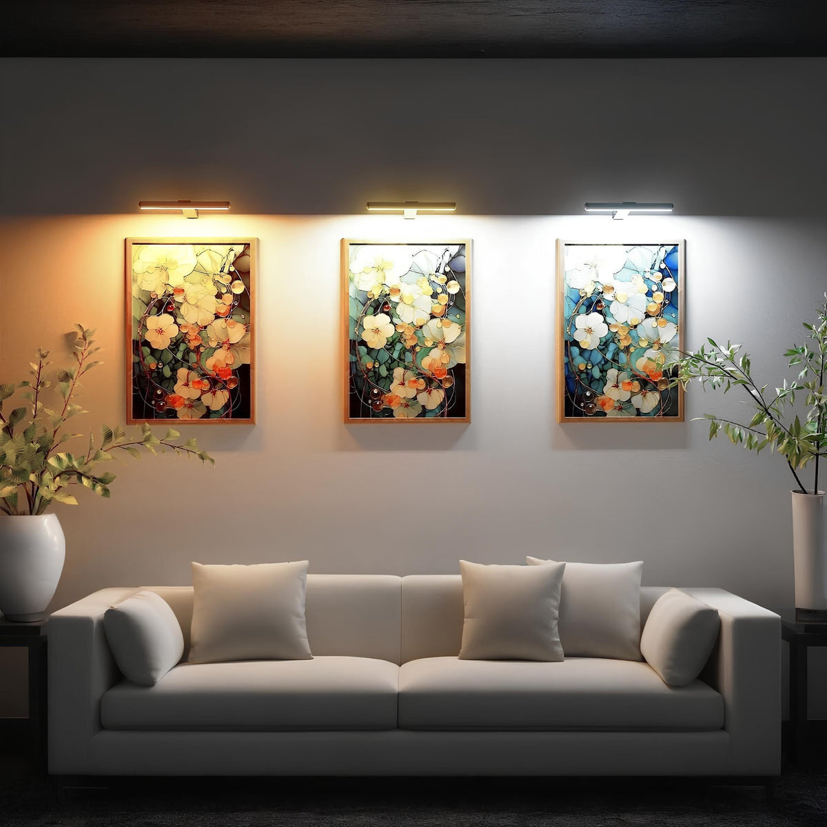 Lámpara de pared estilo galería