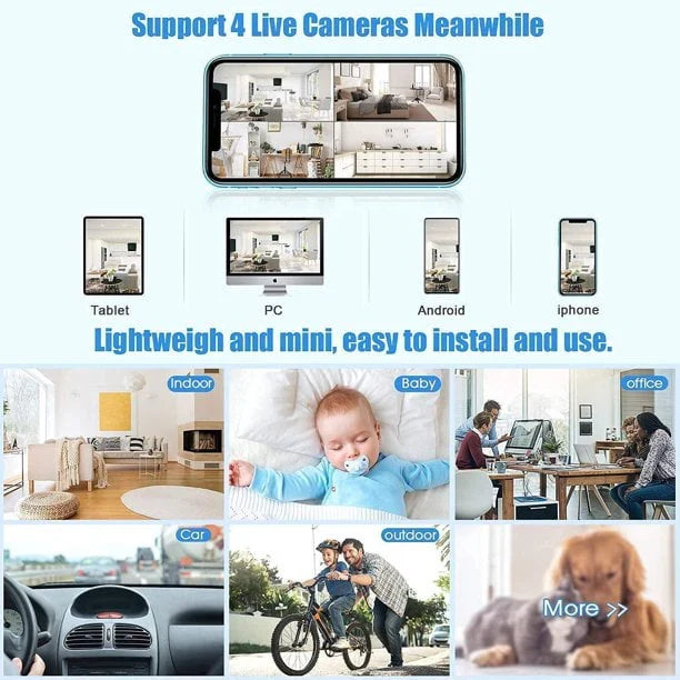 Mini Wireless Magnetic Camera with Audio and Video Live Feed - product image 5
