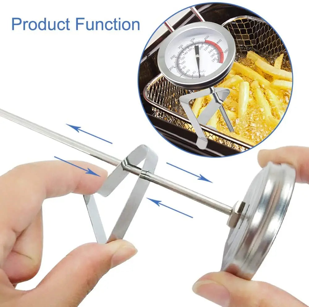 Stainless Steel Deep Fry Thermometer with Long Probe - product detail 2
