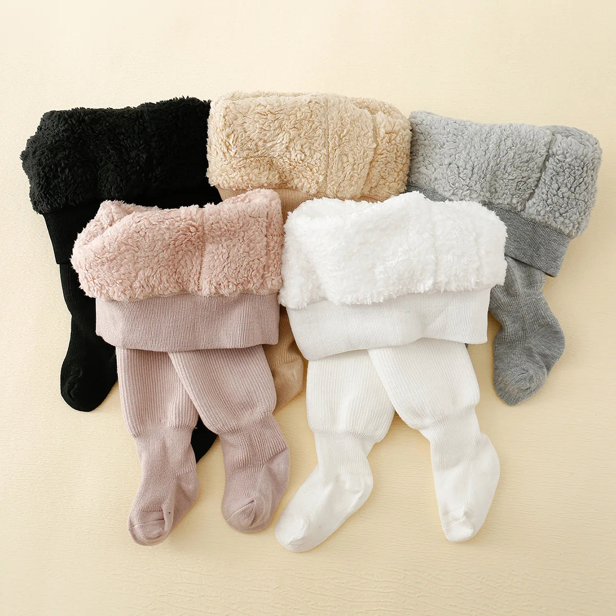 Kids Winter Fleece Lined Leggings - product detail 5
