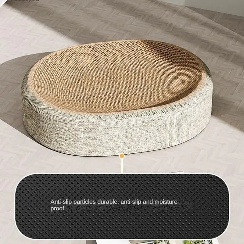 Oval Sisal 2 in 1 Cat Scratcher Bed - product detail 3