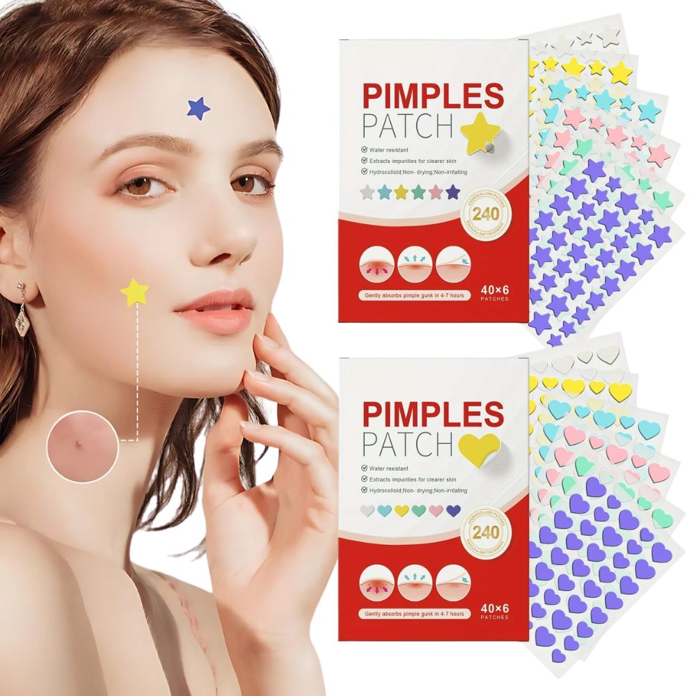 240 Pcs Cute Colorful Pimple Patches - product image 1