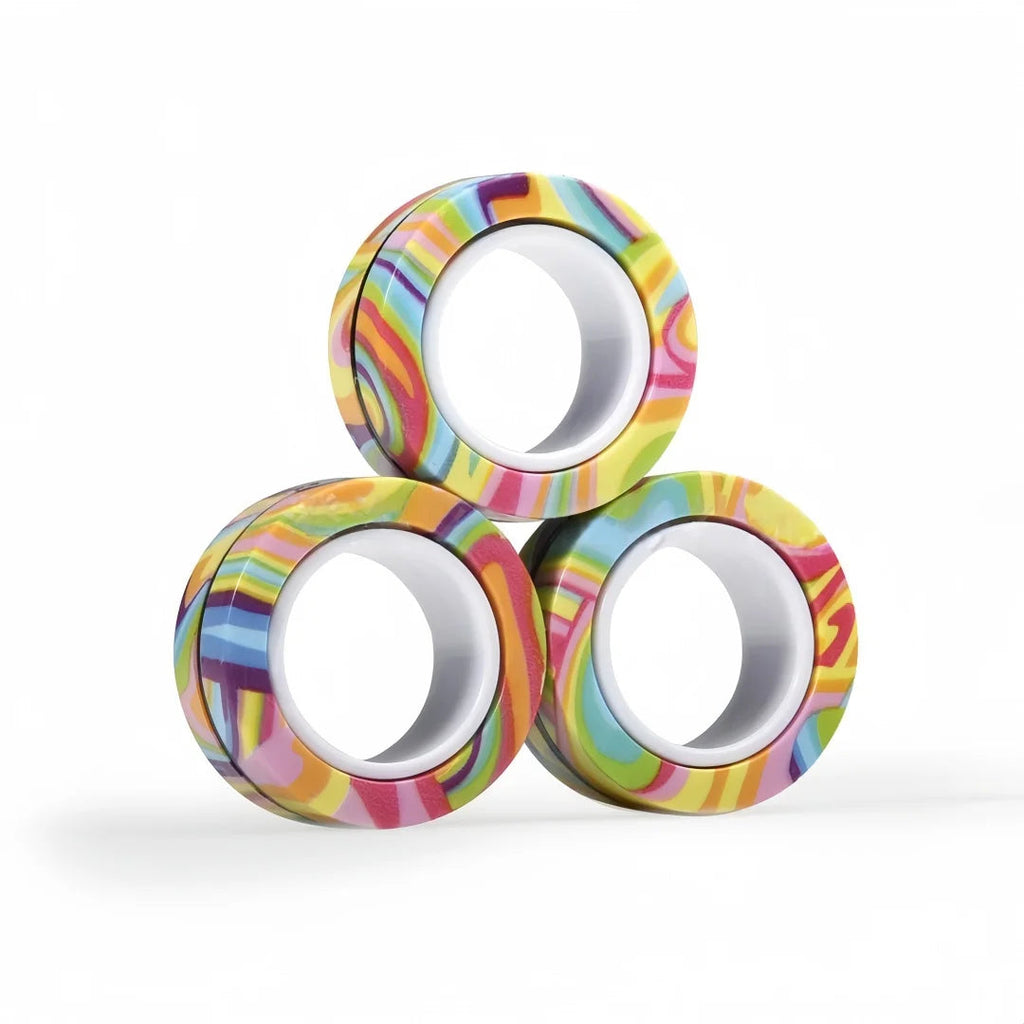 Magnetic Fidget Ring Spinner Set - product detail 5