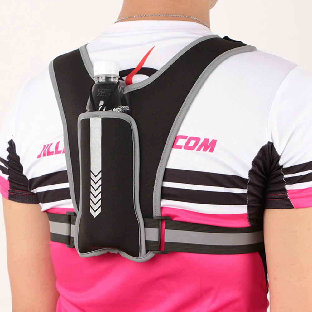 Reflective Running Vest Chest Bag - product detail 2