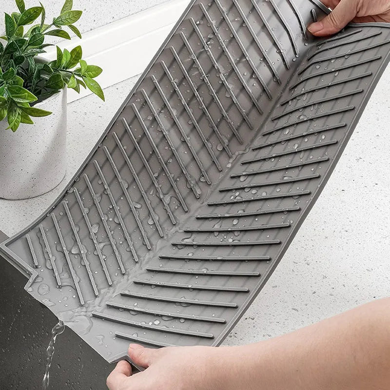 Silicone Countertop Dish Drying Mat - product detail 5