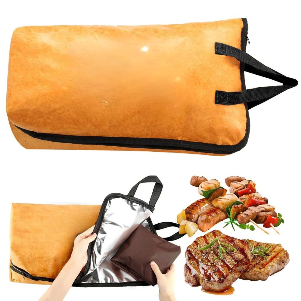 Insulated BBQ Meat Resting Blanket Bag with Handle - product detail 4