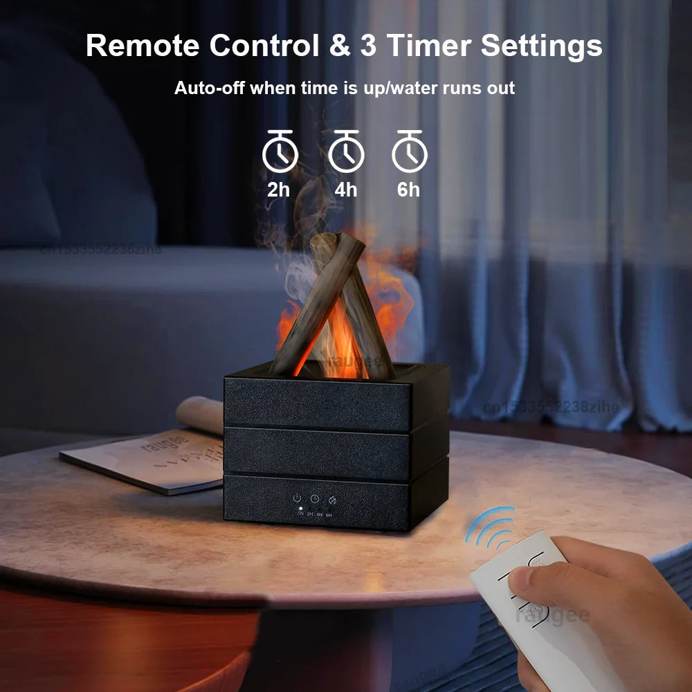 Realistic Flame Aroma Diffuser and Humidifier - product detail 3