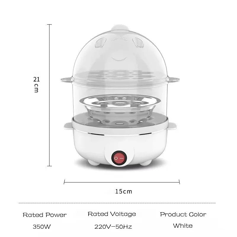 Double Layer Multifunctional Electric Egg Cooker - product detail 3