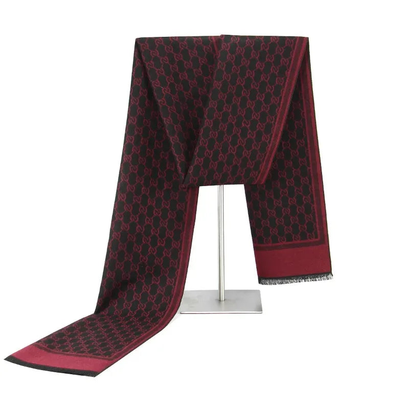 Luxury Cashmere Feel Winter Scarf - product detail 5