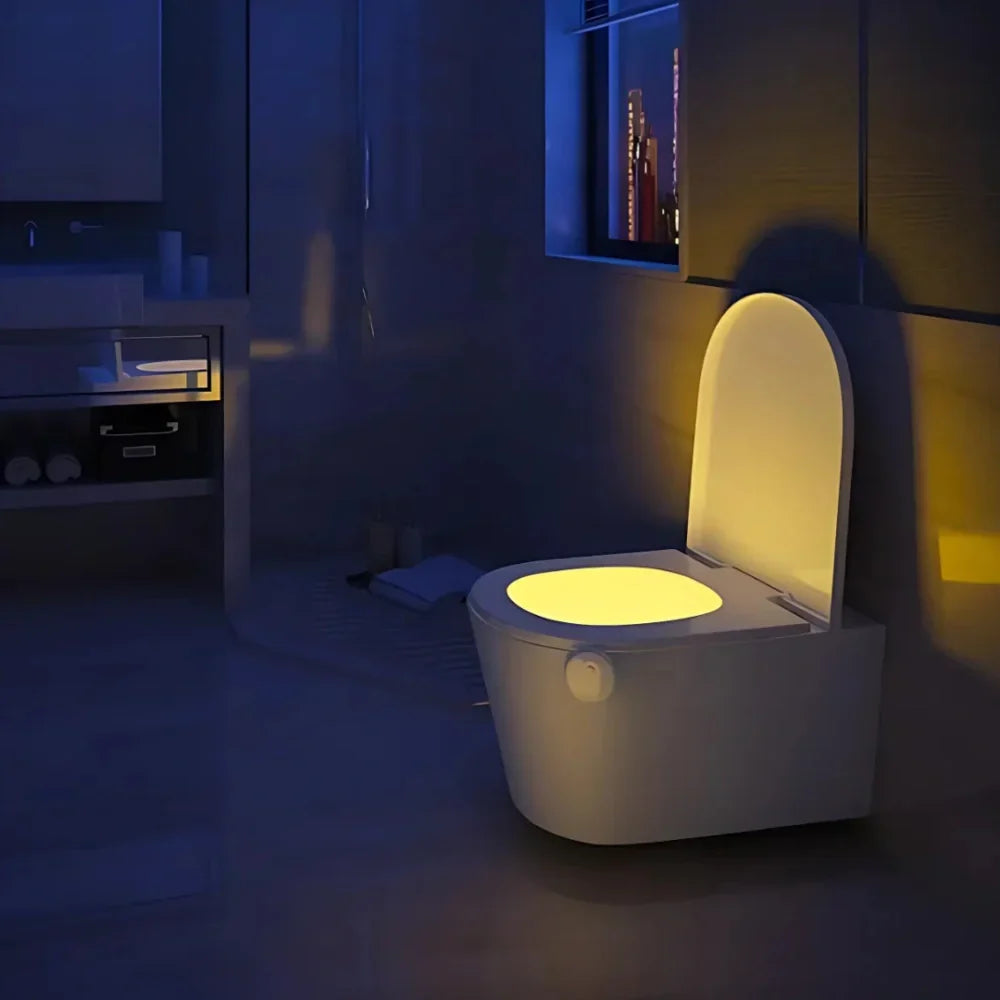 Luz LED para inodoro inteligente activada por movimiento