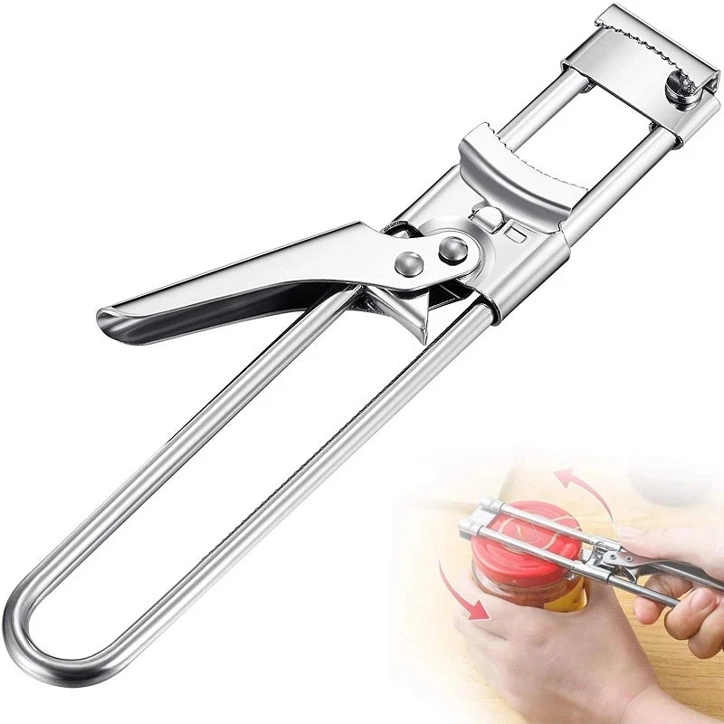 Adjustable Stainless Steel Multi Function Jar Opener - product detail 4