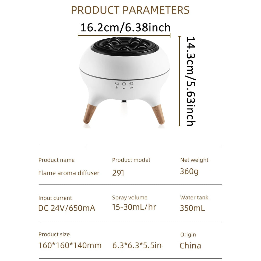 Dynamic Jellyfish Flame Aroma Diffuser - product detail 5