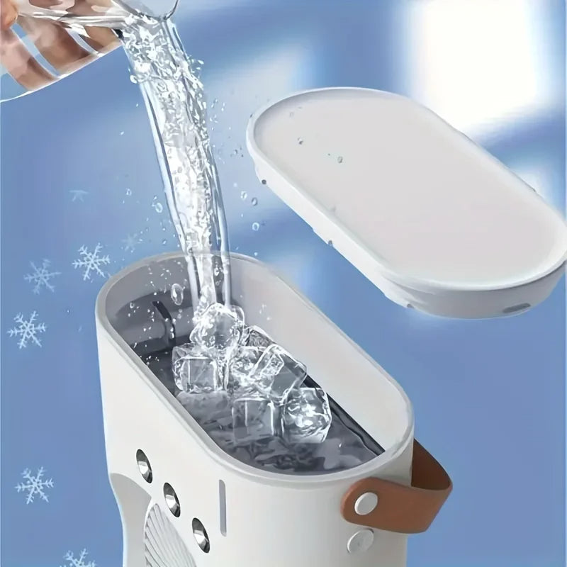 Double Head Portable Air Conditioner Fan - product detail 2