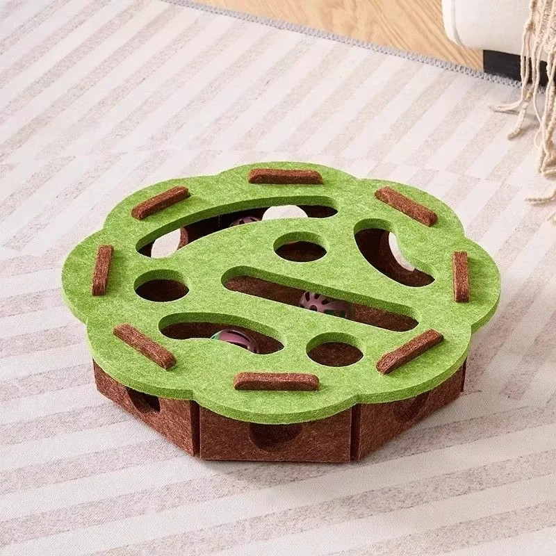 Felt Interactive Cat Puzzle Toy Box - product detail 12