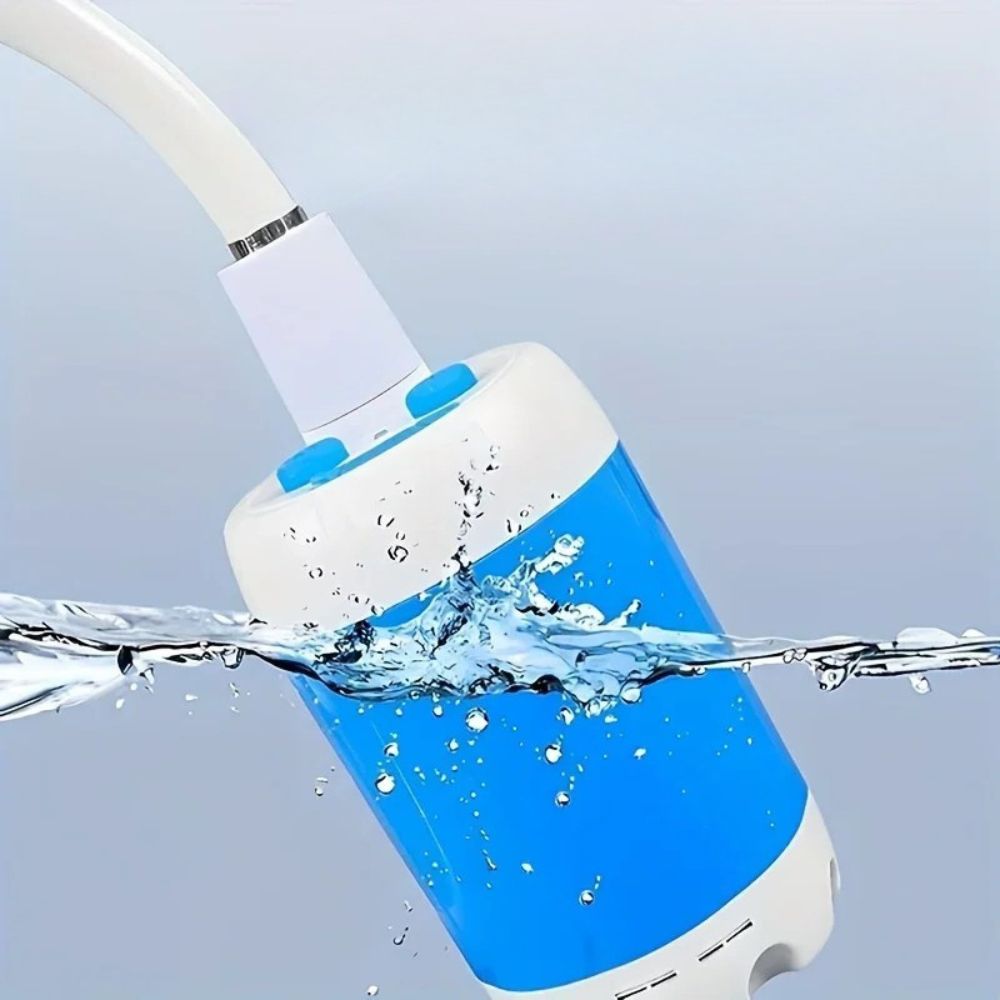Portable USB Rechargeable Water Pump Shower Head - product detail 3