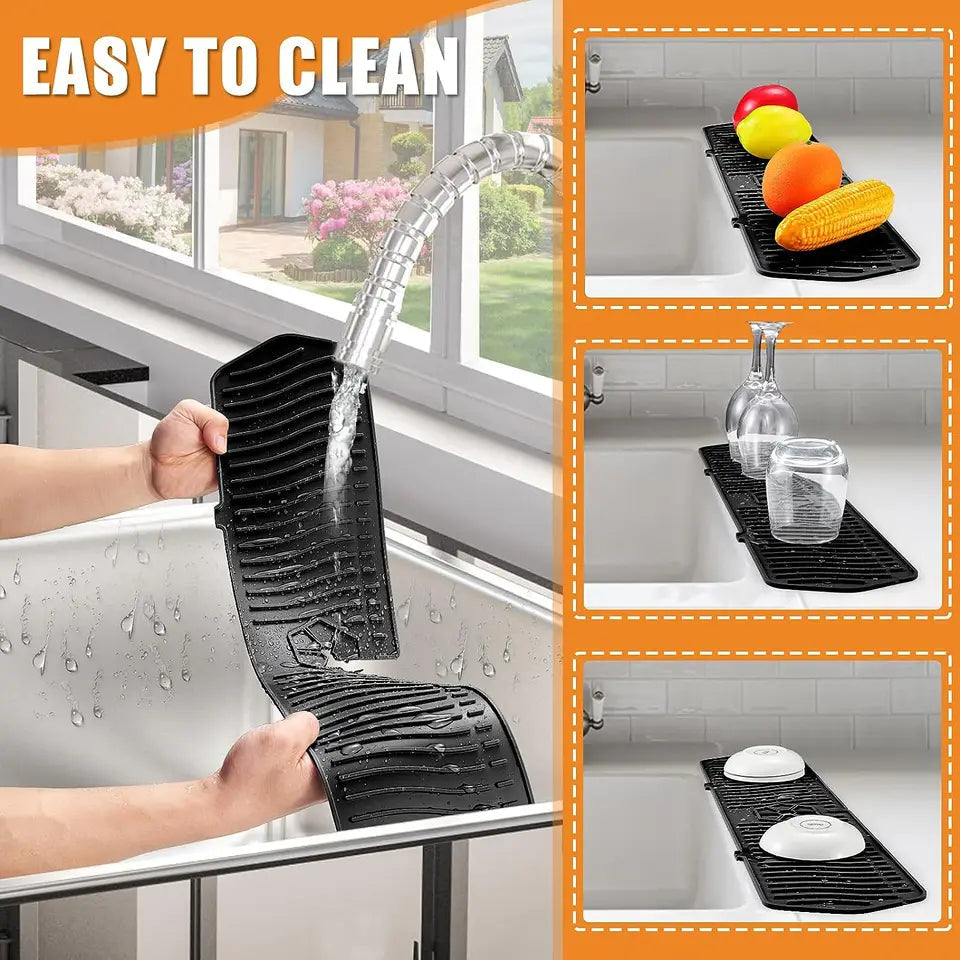 Silicone Kitchen Sink Splash Guard - product detail 3