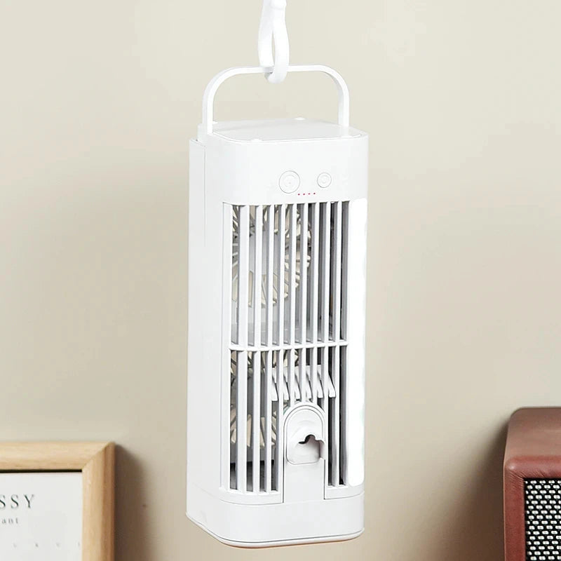 Mini Portable Air Conditioner Desk Fan with Spray Cooling - product detail 2