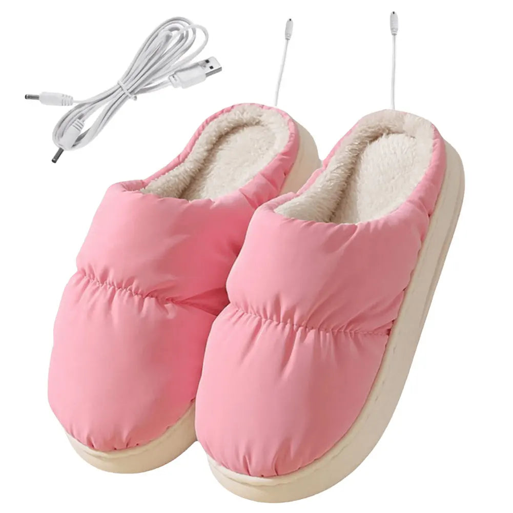 USB Heated Slippers Electric Foot Warmer - product detail 2