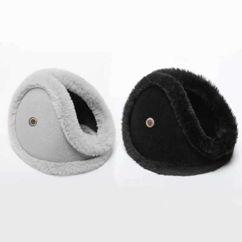 Plush Winter Ear Muffs with Earpiece - product detail 3