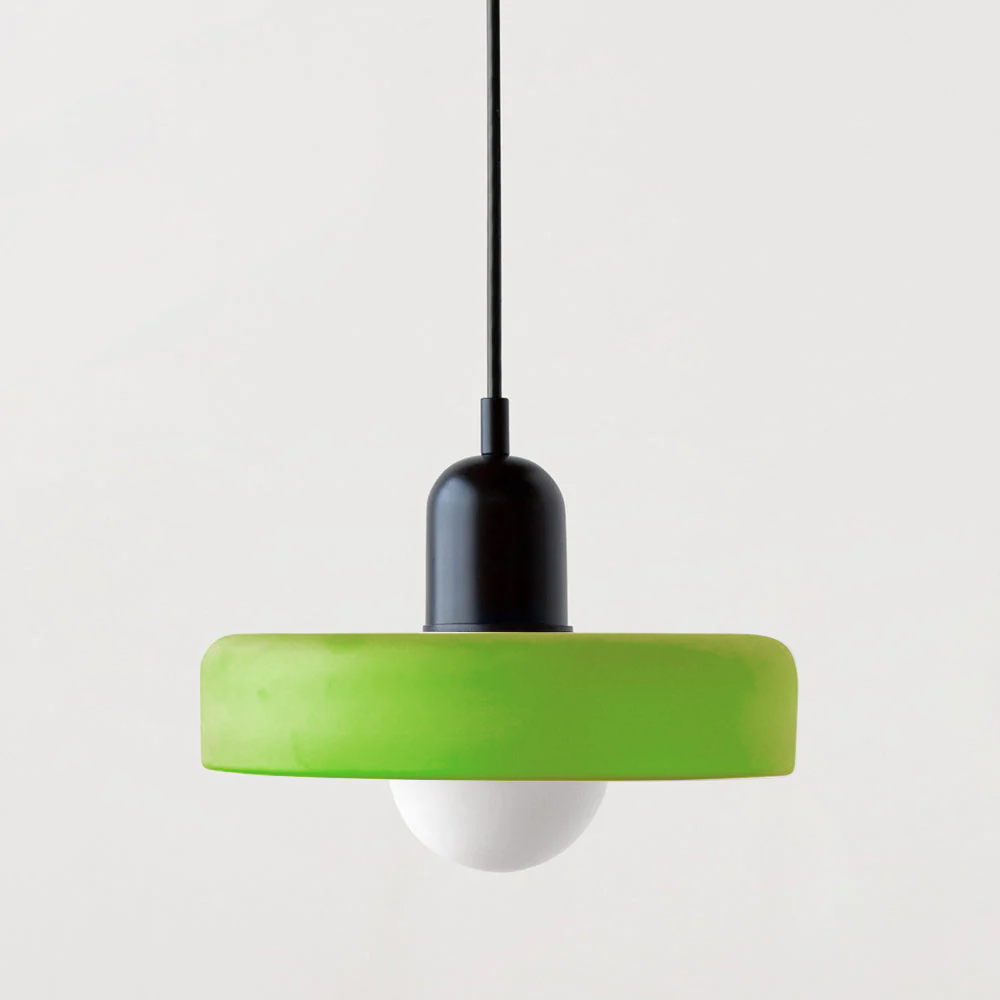 Lámpara colgante decorativa moderna de colores para techo