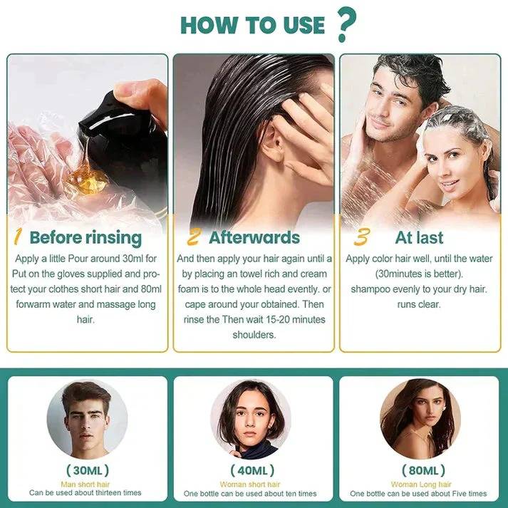 Black Hair Shampoo Dye - product detail 6