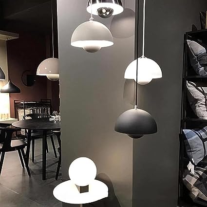 Lámpara colgante Nordic Dome Iluminación de techo contemporánea y minimalista