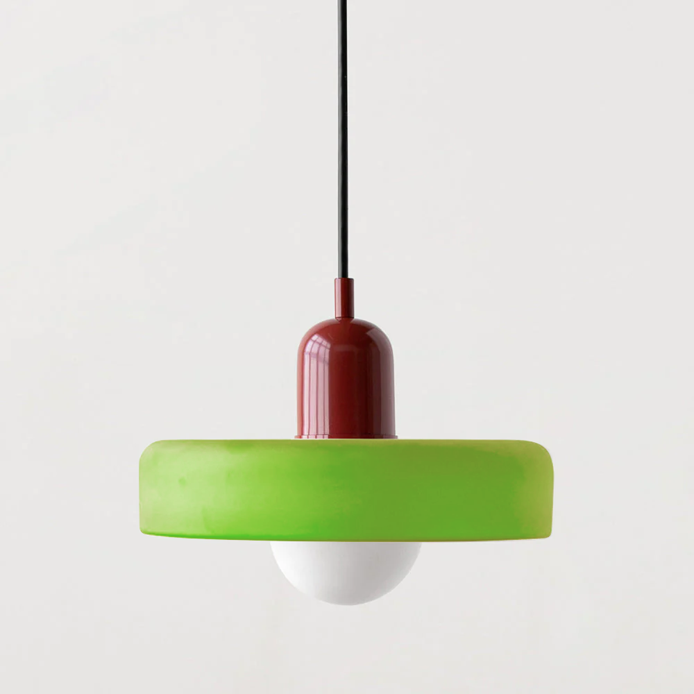 Lámpara colgante decorativa moderna de colores para techo