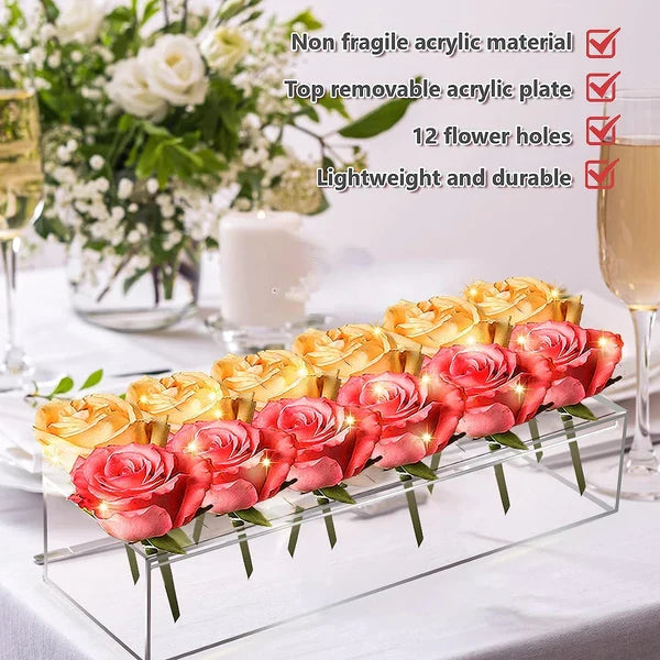 Clear Acrylic Flower Vase - product image 4