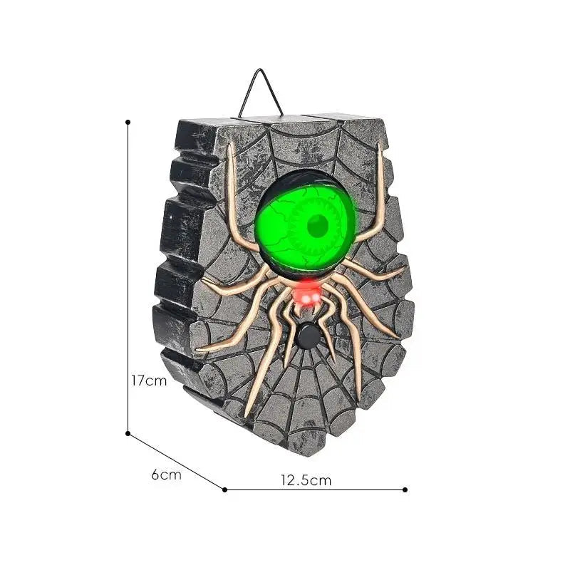 Creepy Spider Eyeball Doorbell Halloween Outdoor Ornament - product detail 4