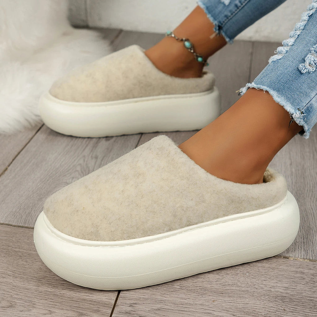 Warm Plush Indoor Winter Slippers for Women - product detail 4
