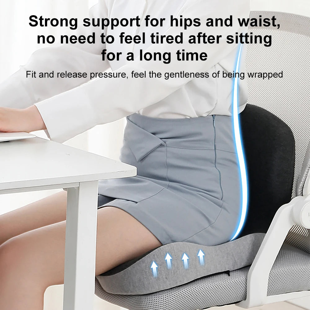 Memory Foam Lumbar Pillow Seat Cushion - product detail 6