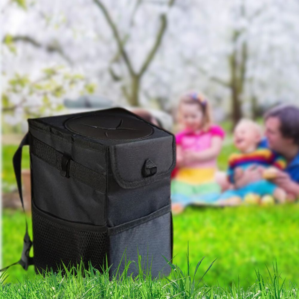 Free Hanging Waterproof Car Trashcan Bin - product image 3