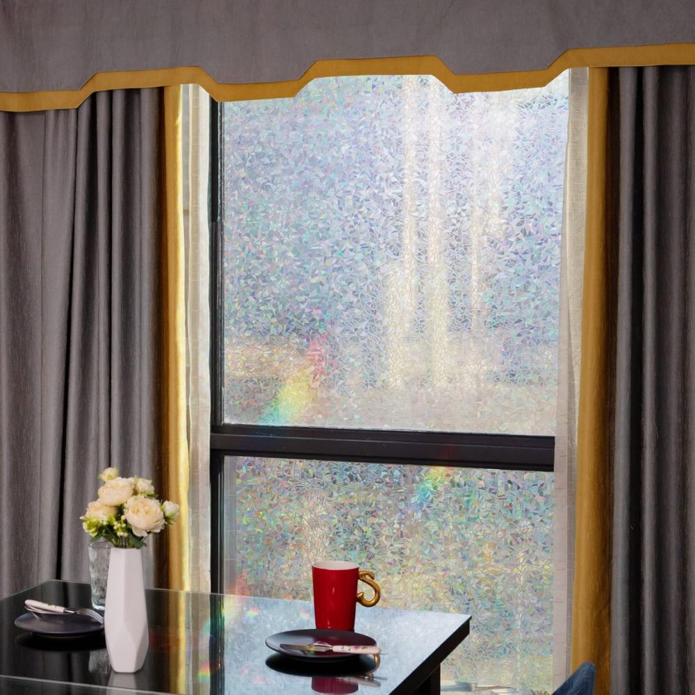 Decorative Rainbow Window Stained Glass Effect Privacy Film - product image 4